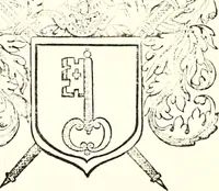 An illustration from Histoire des connestables: chanceliers et gardes des seavx [etc.] ... depuis leur origine: (1658)