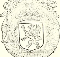 An illustration from Histoire des connestables: chanceliers et gardes des seavx [etc.] ... depuis leur origine: (1658)