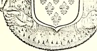 An illustration from Histoire des connestables: chanceliers et gardes des seavx [etc.] ... depuis leur origine: (1658)