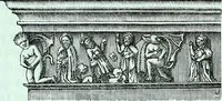 An illustration from Histoire & description pittoresque de la Cathedrale de Metz, des eglises adjacentes et collegiales (1843)
