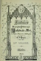 An illustration from Histoire & description pittoresque de la Cathedrale de Metz, des eglises adjacentes et collegiales (1843)