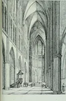 An illustration from Histoire & description pittoresque de la Cathedrale de Metz, des eglises adjacentes et collegiales (1843)