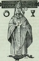 An illustration from Histoire & description pittoresque de la Cathedrale de Metz, des eglises adjacentes et collegiales (1843)