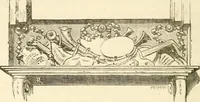 An illustration from Histoire des enseignes de Paris. Revue et publiée par le Bibliophile Jacob [pseud.] avec un appendice par J. Cousin.. (1884)