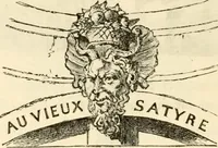 An illustration from Histoire des enseignes de Paris. Revue et publiée par le Bibliophile Jacob [pseud.] avec un appendice par J. Cousin.. (1884)