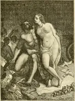 An illustration from Histoire des enseignes de Paris. Revue et publiée par le Bibliophile Jacob [pseud.] avec un appendice par J. Cousin.. (1884)