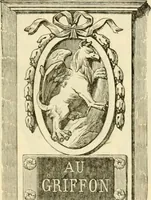 Picture 71 of 79 from Histoire des enseignes de Paris. Revue et publiée par le Bibliophile Jacob [pseud.] avec un appendice par J. Cousin.. (1884), leaf 454