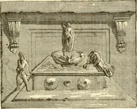 An illustration from Histoire des enseignes de Paris. Revue et publiée par le Bibliophile Jacob [pseud.] avec un appendice par J. Cousin.. (1884)