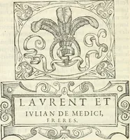 An illustration from Histoire des hommes illvstres de la maison de Medici : avec vn abbrege des comtes de Bolongne et d'Avvergne (1564)