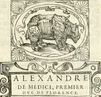 Picture 25 of 30 from Histoire des hommes illvstres de la maison de Medici : avec vn abbrege des comtes de Bolongne et d'Avvergne (1564), leaf 364