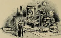 An illustration from Histoire des jouets : ouvrage contenant 250 illustrations dans le texte et 100 gravures hors texte dont 50 planches coloriées à l'aquarelle (1902)