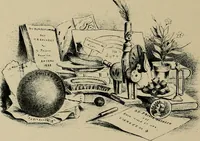 An illustration from Histoire des jouets : ouvrage contenant 250 illustrations dans le texte et 100 gravures hors texte dont 50 planches coloriées à l'aquarelle (1902)