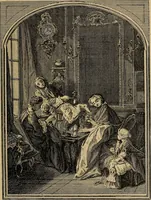 An illustration from Histoire des jouets : ouvrage contenant 250 illustrations dans le texte et 100 gravures hors texte dont 50 planches coloriées à l'aquarelle (1902)