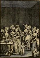 An illustration from Histoire des jouets : ouvrage contenant 250 illustrations dans le texte et 100 gravures hors texte dont 50 planches coloriées à l'aquarelle (1902)