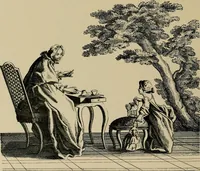 An illustration from Histoire des jouets : ouvrage contenant 250 illustrations dans le texte et 100 gravures hors texte dont 50 planches coloriées à l'aquarelle (1902)
