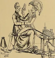 An illustration from Histoire des jouets : ouvrage contenant 250 illustrations dans le texte et 100 gravures hors texte dont 50 planches coloriées à l'aquarelle (1902)