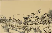 An illustration from Histoire des jouets : ouvrage contenant 250 illustrations dans le texte et 100 gravures hors texte dont 50 planches coloriées à l'aquarelle (1902)