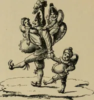 An illustration from Histoire des jouets : ouvrage contenant 250 illustrations dans le texte et 100 gravures hors texte dont 50 planches coloriées à l'aquarelle (1902)