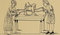 An illustration from Histoire des jouets : ouvrage contenant 250 illustrations dans le texte et 100 gravures hors texte dont 50 planches coloriées à l'aquarelle (1902)