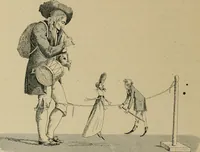An illustration from Histoire des jouets : ouvrage contenant 250 illustrations dans le texte et 100 gravures hors texte dont 50 planches coloriées à l'aquarelle (1902)