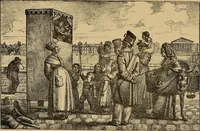 An illustration from Histoire des jouets : ouvrage contenant 250 illustrations dans le texte et 100 gravures hors texte dont 50 planches coloriées à l'aquarelle (1902)