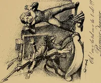 An illustration from Histoire des jouets : ouvrage contenant 250 illustrations dans le texte et 100 gravures hors texte dont 50 planches coloriées à l'aquarelle (1902)
