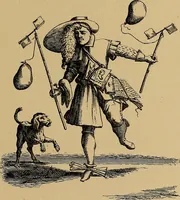 An illustration from Histoire des jouets : ouvrage contenant 250 illustrations dans le texte et 100 gravures hors texte dont 50 planches coloriées à l'aquarelle (1902)