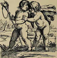 An illustration from Histoire des jouets : ouvrage contenant 250 illustrations dans le texte et 100 gravures hors texte dont 50 planches coloriées à l'aquarelle (1902)