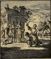 An illustration from Histoire des jouets : ouvrage contenant 250 illustrations dans le texte et 100 gravures hors texte dont 50 planches coloriées à l'aquarelle (1902)