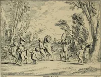 An illustration from Histoire des jouets : ouvrage contenant 250 illustrations dans le texte et 100 gravures hors texte dont 50 planches coloriées à l'aquarelle (1902)