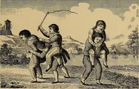 An illustration from Histoire des jouets : ouvrage contenant 250 illustrations dans le texte et 100 gravures hors texte dont 50 planches coloriées à l'aquarelle (1902)
