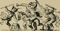 An illustration from Histoire des jouets : ouvrage contenant 250 illustrations dans le texte et 100 gravures hors texte dont 50 planches coloriées à l'aquarelle (1902)
