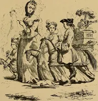 An illustration from Histoire des jouets : ouvrage contenant 250 illustrations dans le texte et 100 gravures hors texte dont 50 planches coloriées à l'aquarelle (1902)