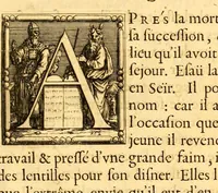 Picture 11 of 57 from Histoire des Juifs : écrite par Flavius Joseph, sous le titre de Antiquitez judaïques, traduite sur l'original grec reveu sur divers manuscrits (1667), leaf 57