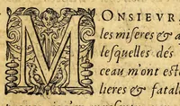 An illustration from Histoire des persecutions de l'eglise chrestienne et catholique, : faisant vn emple discours des merueilleux combats qu'elle a soustenuz, estant oppressée & affligée soubs la tyrannie de plusieurs empereurs romains, commençant à nostre sauueur Iesus Christ, & à ses apostres, & quelle a esté la constance de leurs successeurs en icelle. (1576)