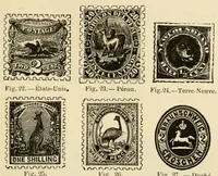 An illustration from Histoire de timbre-poste français (1891)