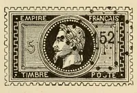 Picture 3 of 18 from Histoire de timbre-poste français (1891), leaf 48