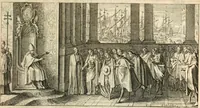 An illustration from Histoire du cardinal Ximenés (1693)