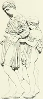 An illustration from Histoire du costume antique d'après des études sur le modèle vivant (1922)