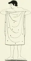 An illustration from Histoire du costume antique d'après des études sur le modèle vivant (1922)