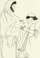 An illustration from Histoire du costume antique d'après des études sur le modèle vivant (1922)