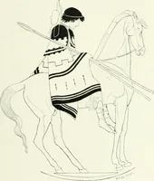 An illustration from Histoire du costume antique d'après des études sur le modèle vivant (1922)