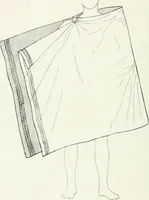 An illustration from Histoire du costume antique d'après des études sur le modèle vivant (1922)