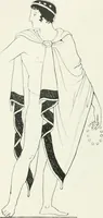 An illustration from Histoire du costume antique d'après des études sur le modèle vivant (1922)