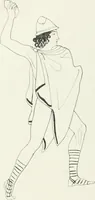 An illustration from Histoire du costume antique d'après des études sur le modèle vivant (1922)