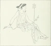 An illustration from Histoire du costume antique d'après des études sur le modèle vivant (1922)