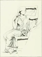 An illustration from Histoire du costume antique d'après des études sur le modèle vivant (1922)