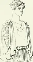 An illustration from Histoire du costume antique d'après des études sur le modèle vivant (1922)