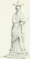 An illustration from Histoire du costume antique d'après des études sur le modèle vivant (1922)