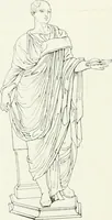 An illustration from Histoire du costume antique d'après des études sur le modèle vivant (1922)